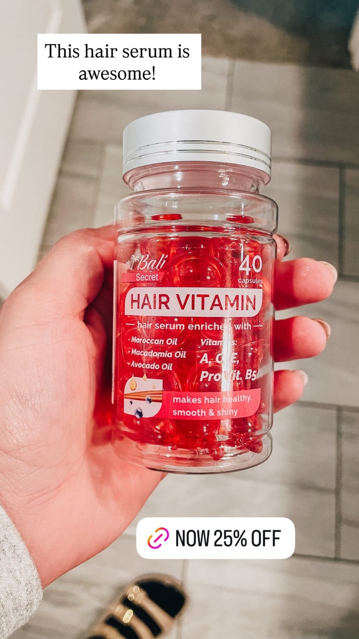 This hair serum is awesome!