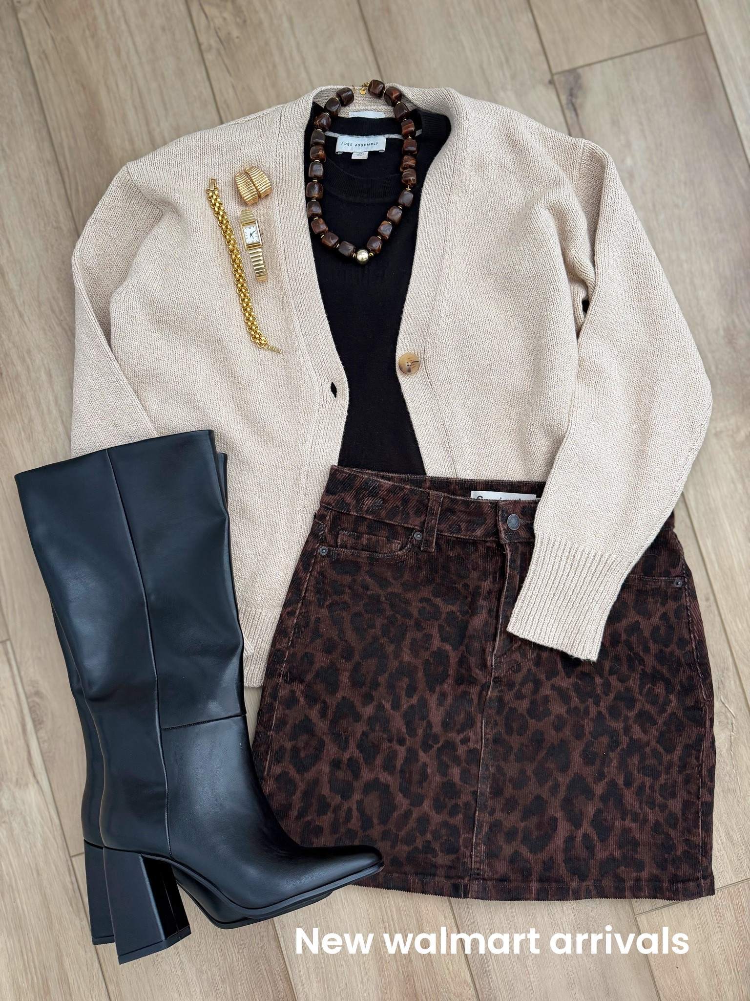 Walmart fashion is SO good right now! 🤎🐆 This leopard print mini skirt is such a fun statement piece for fall, and I love it paired with a simple black top and neutral cardigan to let the print pop. Add tall black boots, chunky jewelry, and gold accessories for the cutest elevated fall outfit! ✨

This entire look is giving expensive fall style without the expensive price tag. 🙌 Perfect for dinner, girls’ night, fall events, or anytime you want to dress up your everyday Walmart fashion finds!

#WalmartFashion #WalmartFinds #WalmartStyle #WalmartOutfit #FallFashion #FallOutfitIdeas #LeopardPrint #LeopardSkirt #MiniSkirtOutfit #CardiganOutfit #FallStyle #AffordableFashion #AffordableStyle #WalmartFashionFinds

#LTKootd #LTKPetite