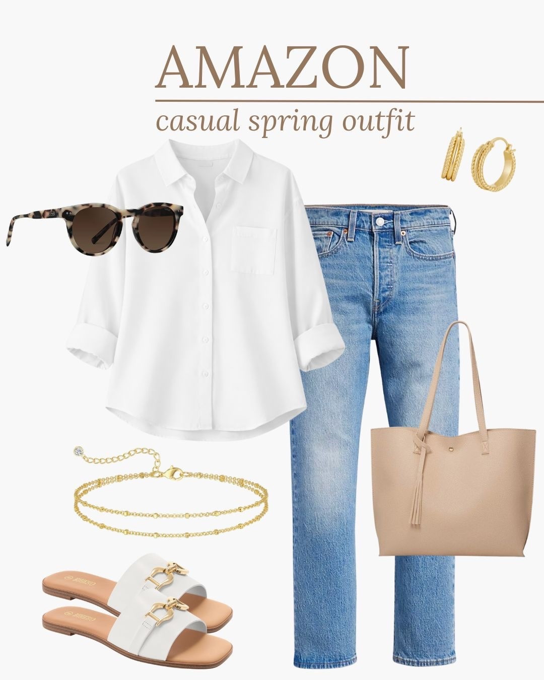 Timeless casual spring outfit from Amazon!

#LTKPetite #LTKootd #LTKgrwm