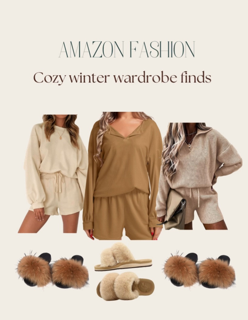 Cozy winter loungewear, matching neutrals, slippers and slides. 

#LTKFASHION 
#LTKSEASONAL

#LTKVideo #LTKshoecrush #LTKSeasonal
