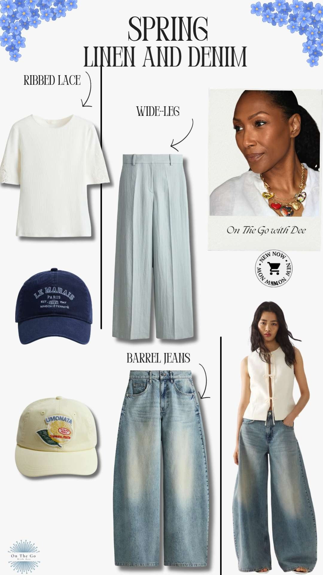Spring in Denim! Add a pop of color with your linen and denim with a baseball cap. I love adding a touch of modern with classic and make it look comfy. 

Take a look in your closet for these easy finds and try them on. These staples never go out of style.  

 #LTKSeasonal #LTKOver40 #LTKSaleAlert