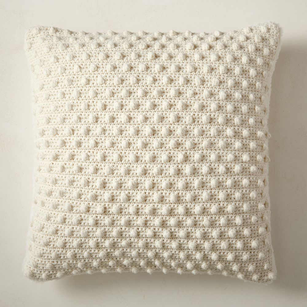 Popcorn Knit Pillow Cover | West Elm (US)