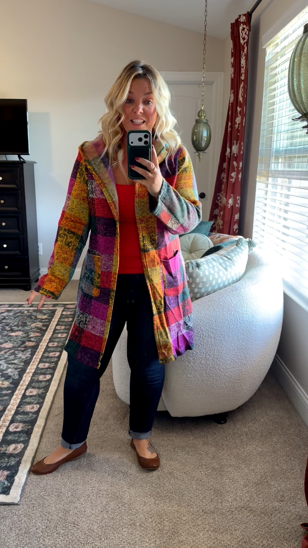 This plaid sweater is SO soft! The online pic makes it look more like a jacket but it’s a light weight sweater! I sized down to a med from my usual large. 

* I linked everything from my recent Shein order as I know that site scares some people but I sorted through the not so great stuff to find you all the GREAT ones! Scroll my LTK to see them all styled & remember Shein offers FREE returns so don’t be scared to try them! 

#LTKFindsUnder50 #LTKMidsize #LTKPetite