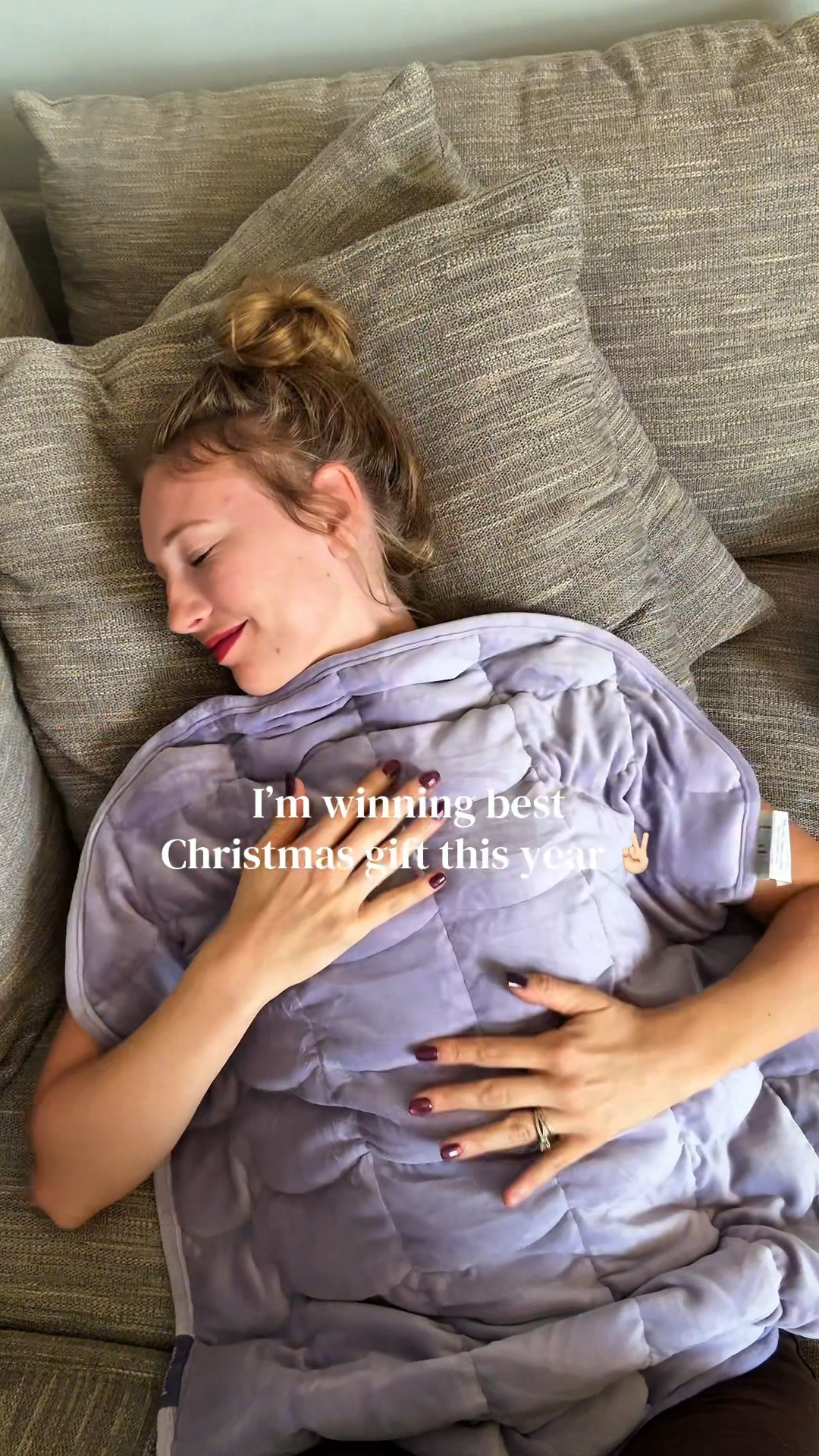 Small Weighted Blanket for Body | Restlessness Relief & Encourages Relaxation

#LTKselfcare #LTKHome