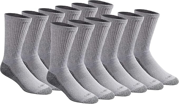 Dickies Men's Dri-tech Moisture Control Crew Socks Multipack | Amazon (US)