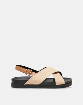 Only Minnie Sling Back Sandals with Adjustable Buckle Standard Fit | Simply Be | Simply Be (UK)