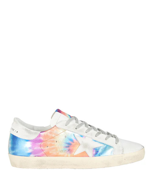 Golden Goose Superstar Tie-Dye Low-Top Sneakers | Shop Premium Outlets