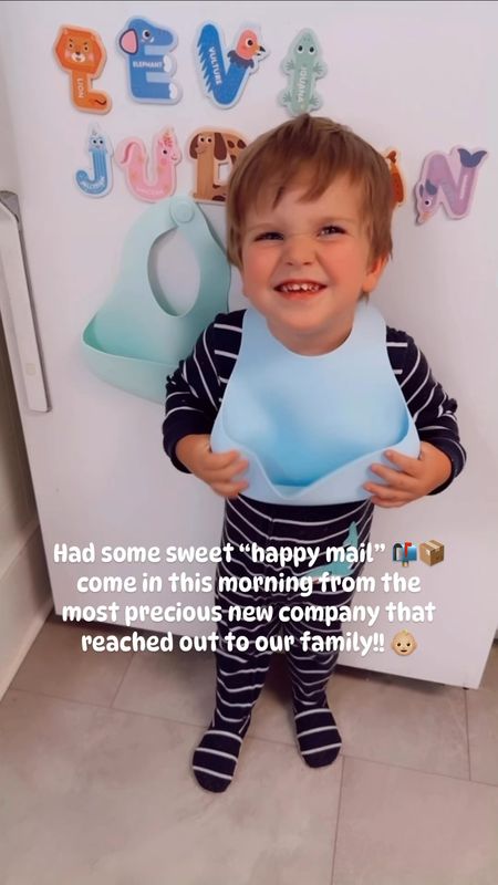 Had some sweet “happy mail” 📬📦 come in this morning from the most precious new company that reached out to our family - @hellobabynetic !! 👶🏼🫶🏽🥰 They sent us the most adorable (& functional!!) high-quality baby/toddler bibs 😋 - and they are sooo neat!! 🤩 Judson was very proud that he could put it on and off himself 🥹 (with the little magnetic “click” 🧲) and also, that they can “stick to the fridge” hehe!! 🤭 We are huge huge fans 🎉 and I even linked these cutie bibs for y’all over on my LTKit shop (link in my bio 💫) - so go check them out and shop them there!! 🔗🛍️🛒 #momhack #happymail #babynetic #babyneticpartner

#LTKBaby #LTKKids #LTKFamily