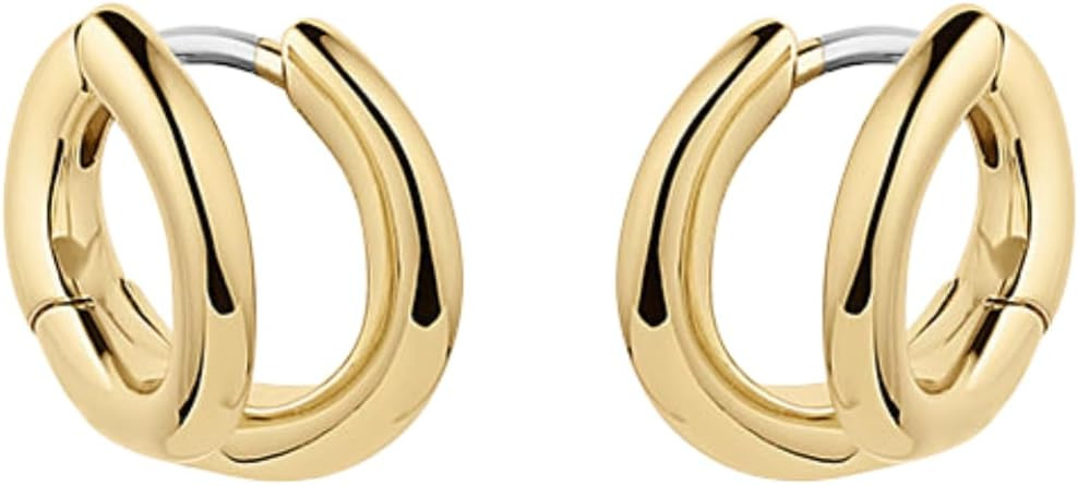 gorjana - Taner Double Huggies 3/8" - 18k Gold Plated - Multiple Piercing Illusion - Everyday Wea... | Amazon (US)