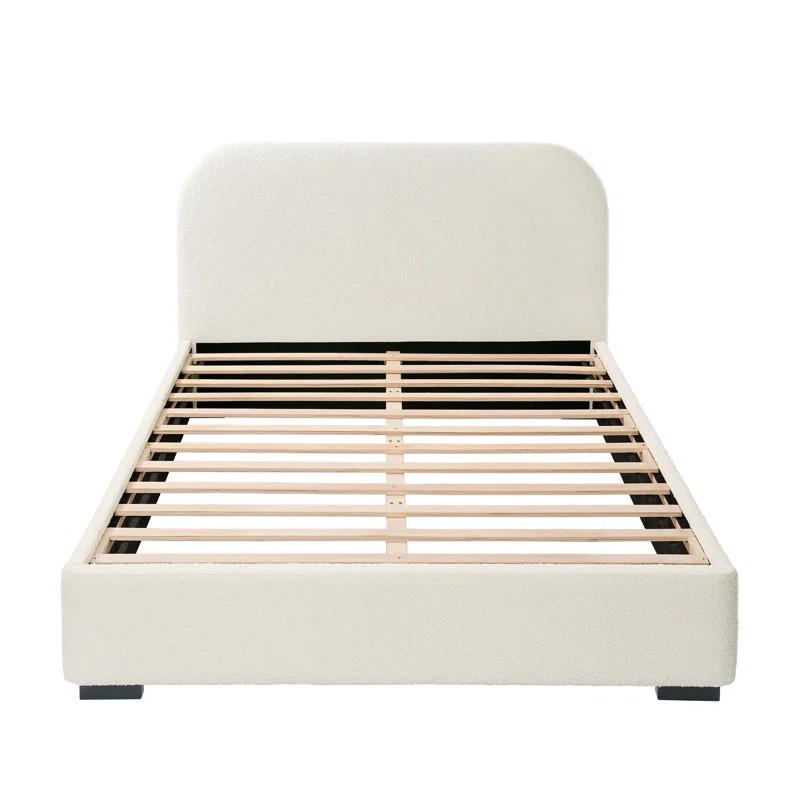 Reigen Boucle Platform Bed | Wayfair North America