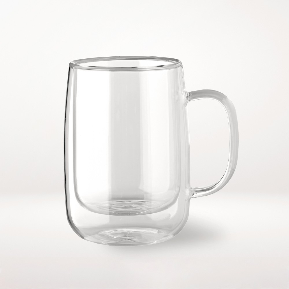 Double-Wall Glass Coffee Mugs, Small | Williams-Sonoma
