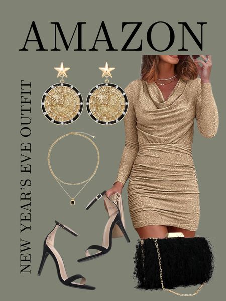 New Year’s Eve outfit. New Year’s Eve. Holiday outfit. NYE outfits. NYE party dress. Amazon New Year’s Eve. Amazon NYE 

#LTKparties #LTKfindsunder50 #LTKHoliday