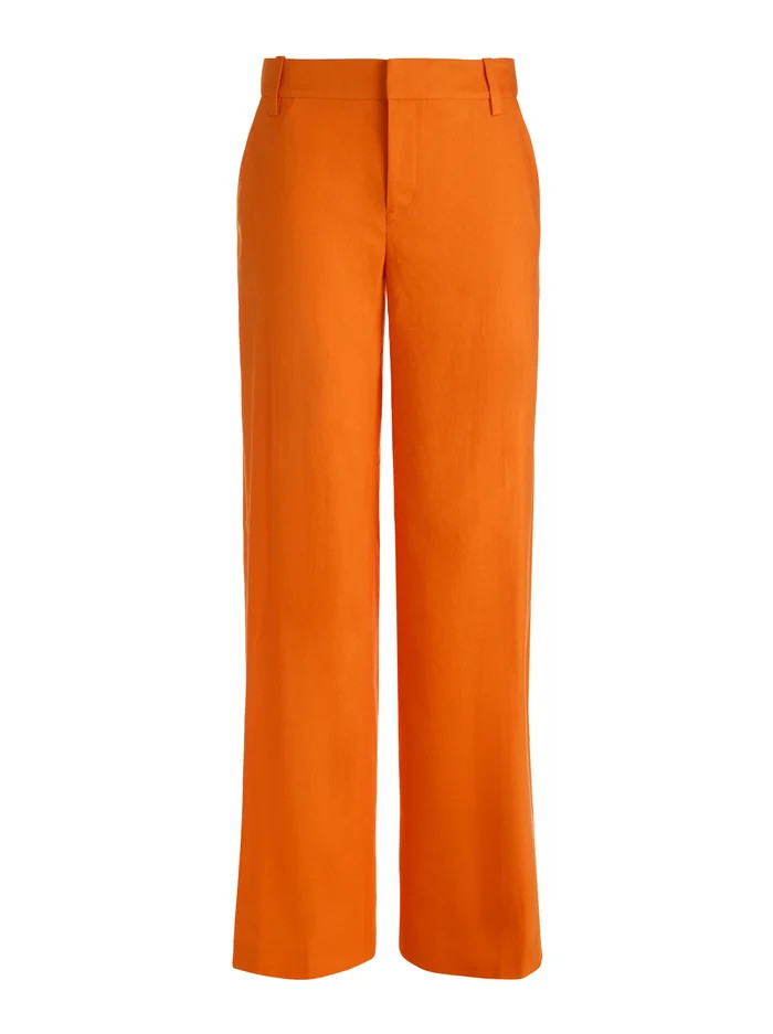 STU LINEN BAGGY PANT | Alice + Olivia