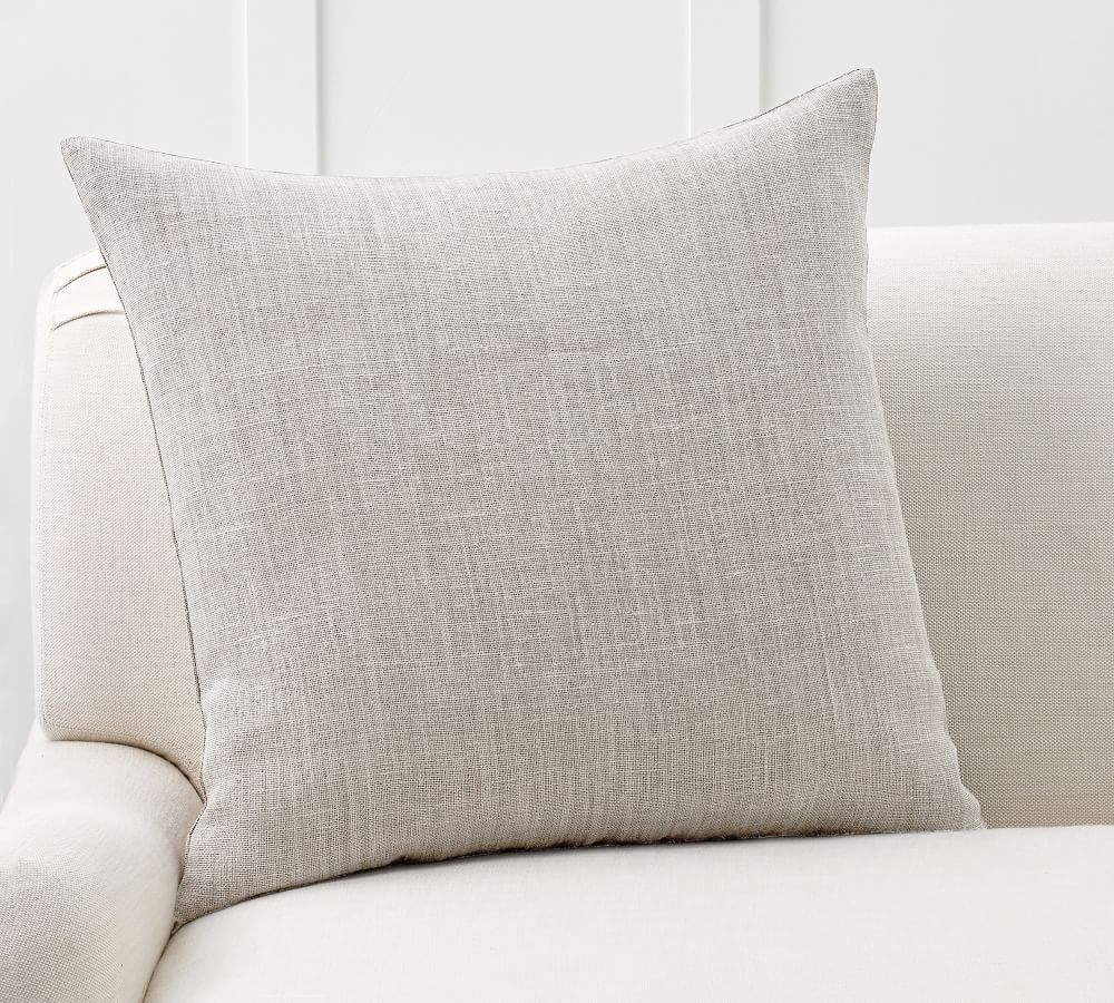 Belgian Linen Pillow Cover | Pottery Barn (US)