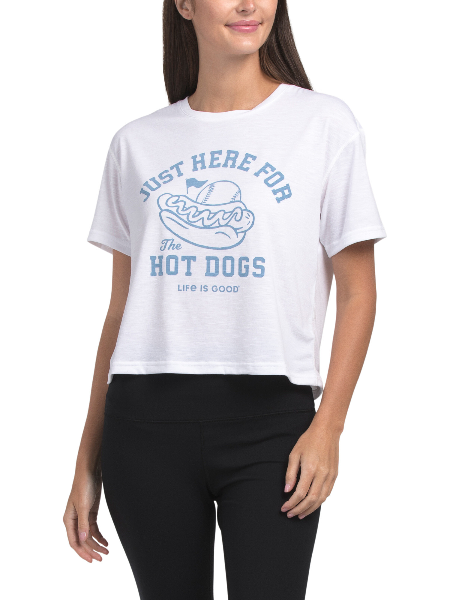 Just Here For Hot Dogs Tee | TJ Maxx