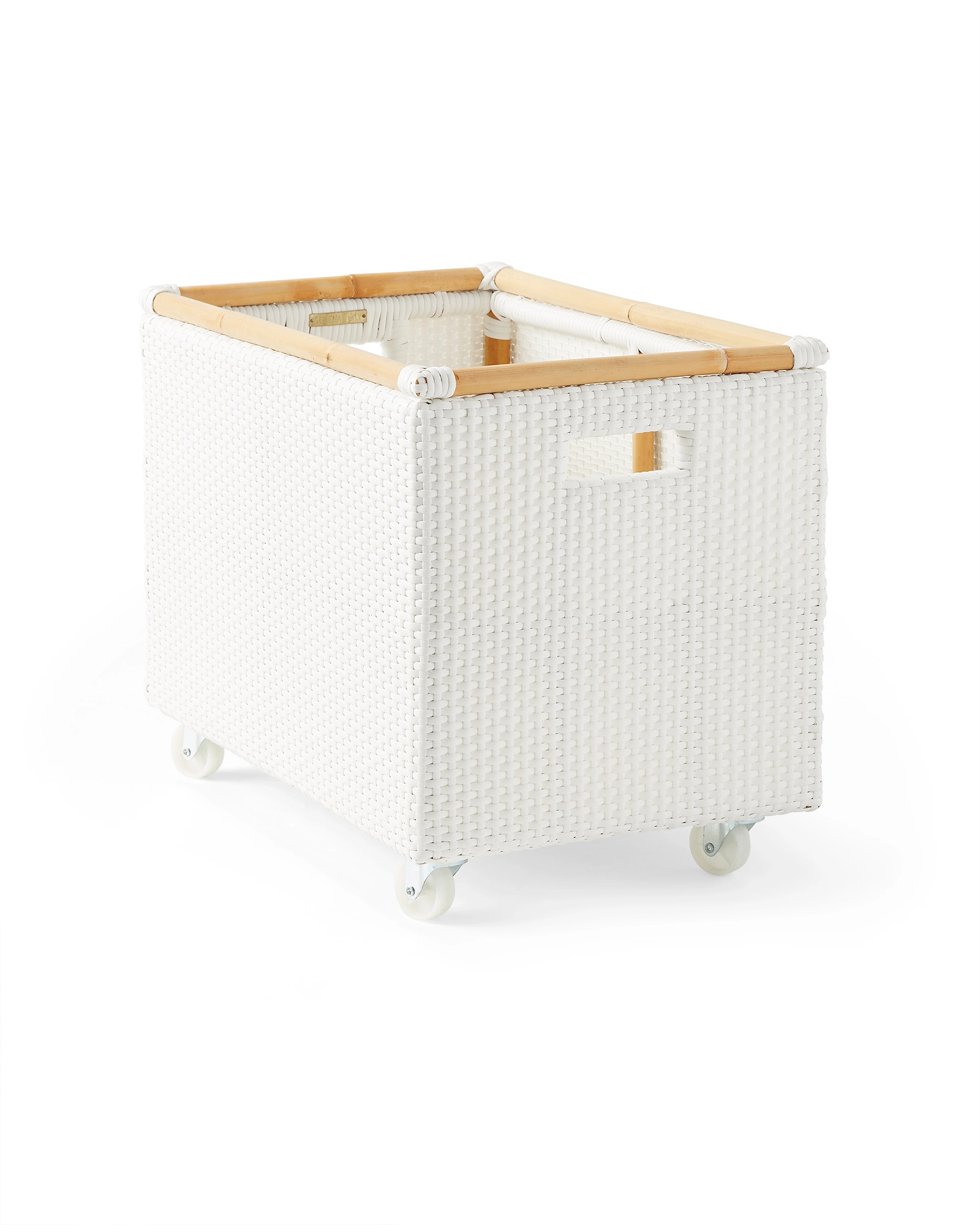 Riviera Rolling Bin | Serena and Lily