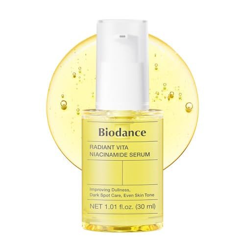 BIODANCE Radiant Vita Niacinamide Serum, for Even Tone Dark Spot Care with Vitamin C, Hydrating for Sensitive Skin, Filter Glow Serum, Korean Skin Care | 1.01 floz x 1 ea | Amazon (US)