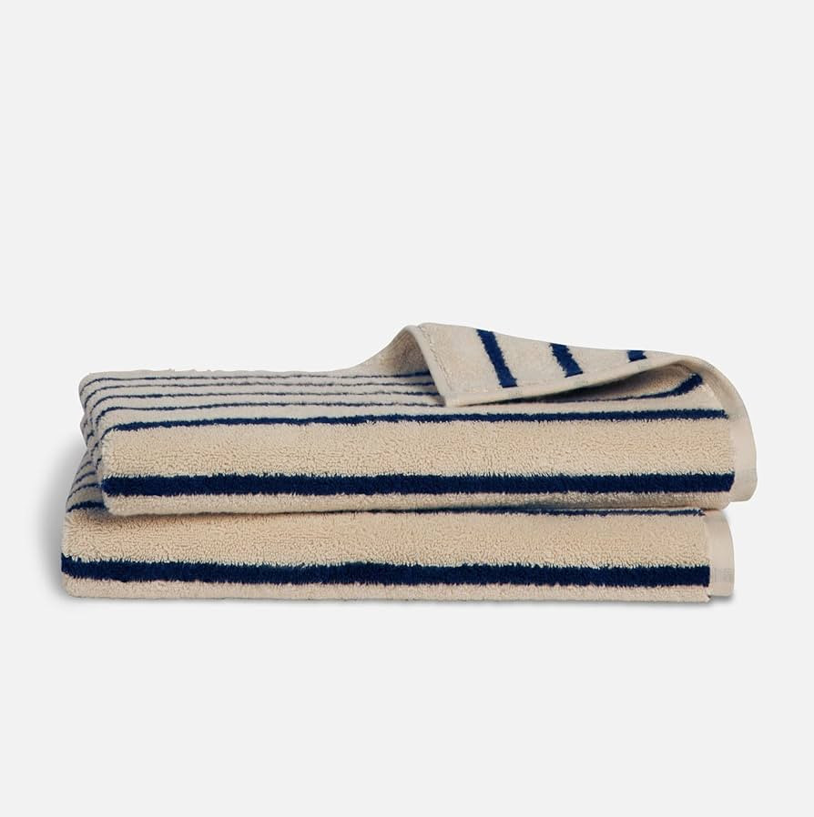 Brooklinen Super-Plush Turkish Cotton Hand Towels Set of 2 Cotton, 820 GSM, Highly Absorbent, Mac... | Amazon (US)