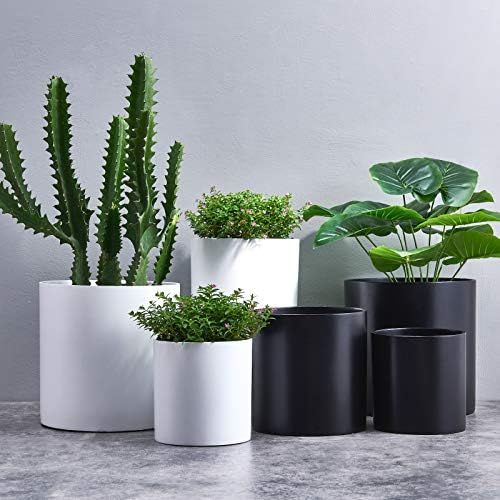 FaithLand Plant Pot 14 inch - Perfectly Fits Mid-Century Modern Plant Stand - Drainage Plug and Drai | Amazon (US)