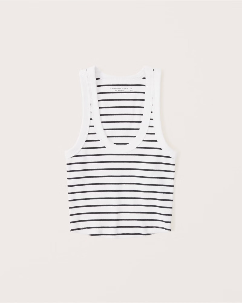 Essential Scoopneck Tank | Abercrombie & Fitch (US)