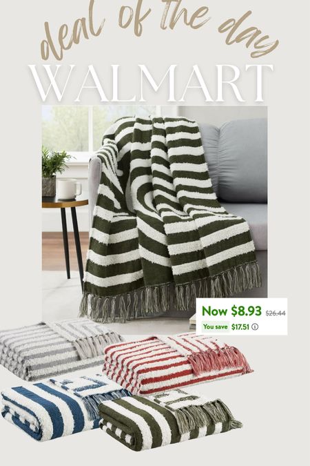 Throw blankets for $9 at Walmart!