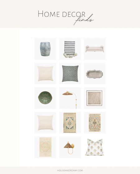 Neutral Rugs, blue and white decor, rattan lamp, white sofa, garden stool, neutral pillows and home decor finds from Dear Keaton and Etsy. 

#LTKFind #LTKhome #LTKstyletip