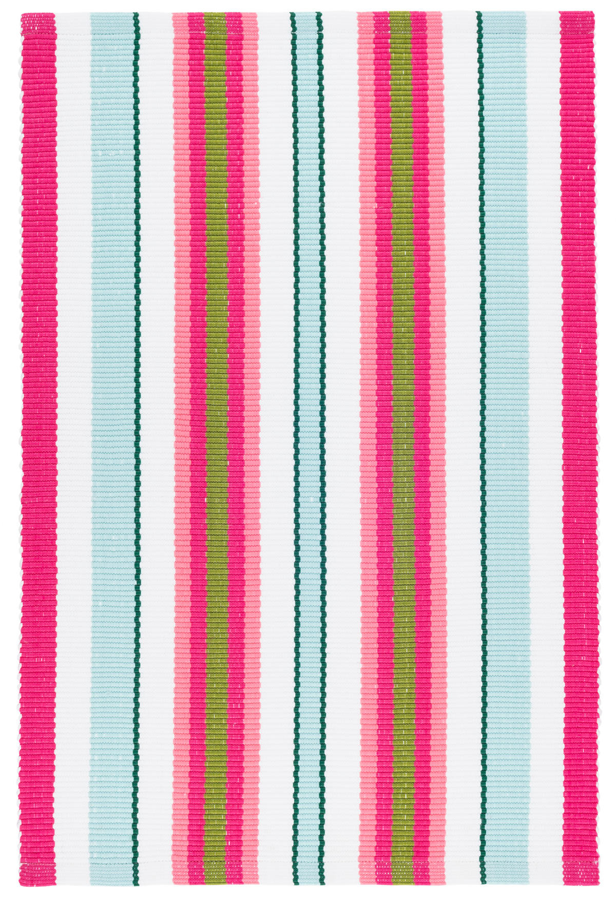 Watermelon Stripe Indoor/Outdoor Rug | Dash & Albert | Annie Selke