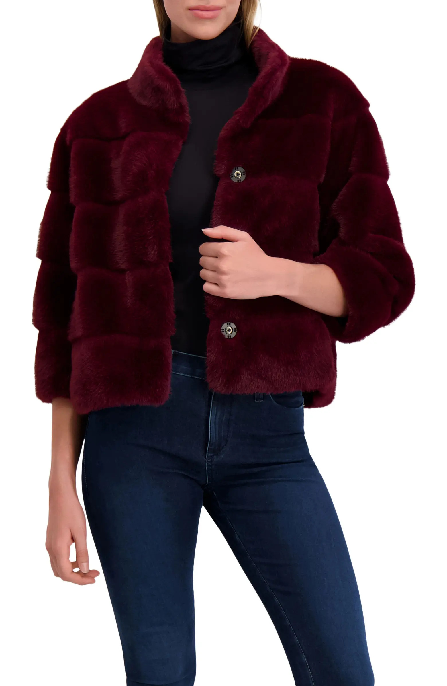 Lyla Grant Fur-Free Mink (Faux Fur) Jacket | Nordstrom | Nordstrom