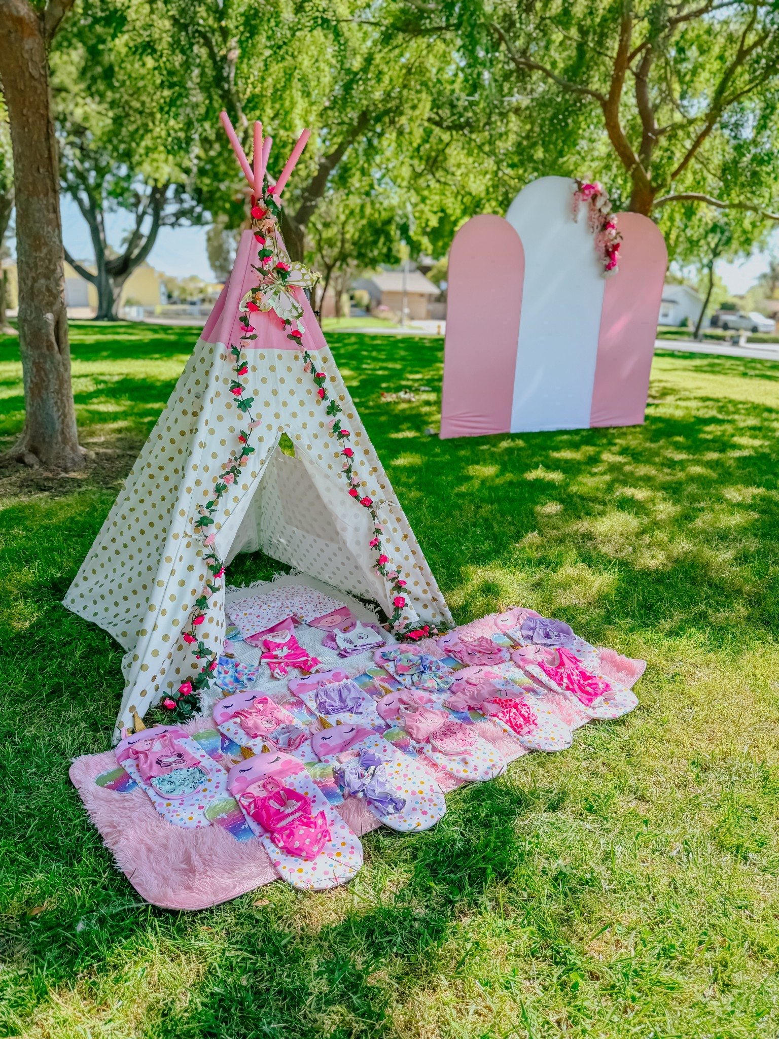 Where the girls put their dolls to sleep while they ate! 

Doll Birthday Party. 7th Birthday Party. American Girl Doll. Girls Birthday Party. 

#LTKKids #LTKFamily #LTKParties