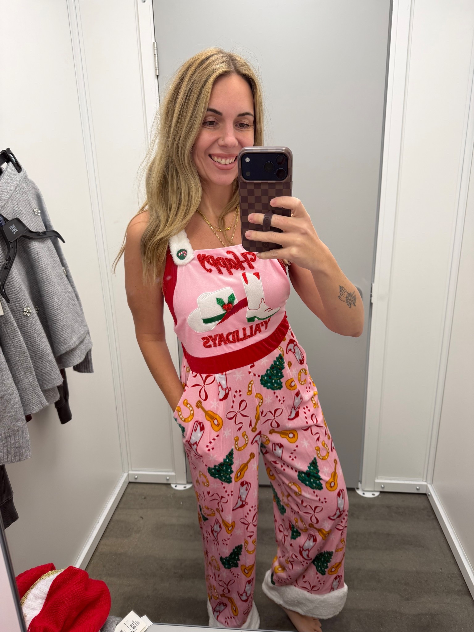 Happy Yallidays.
Christmas romper ran TTS! So festive. 

#LTKootd #LTKHoliday