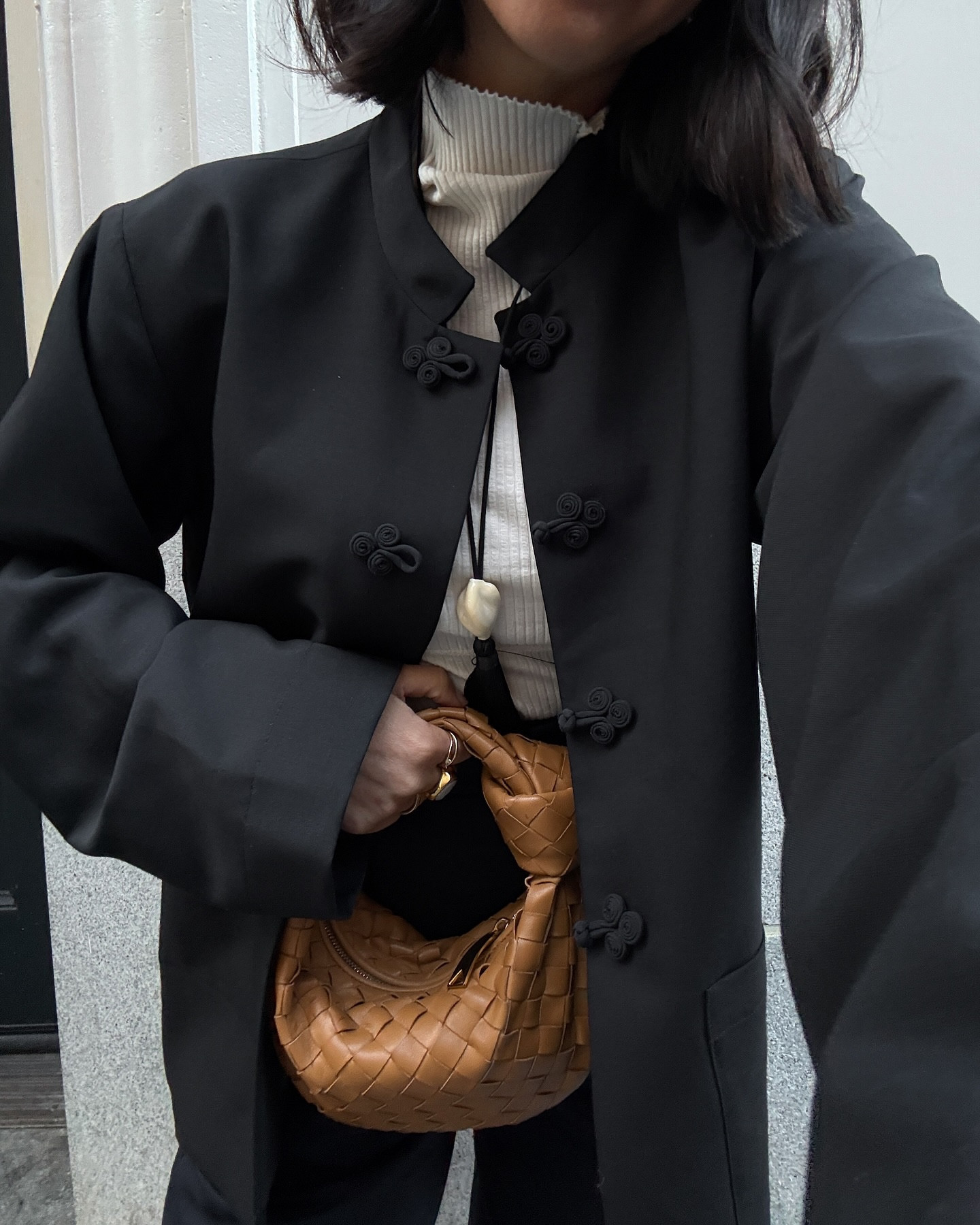 Entering my mandarin jacket era @rohe_frames