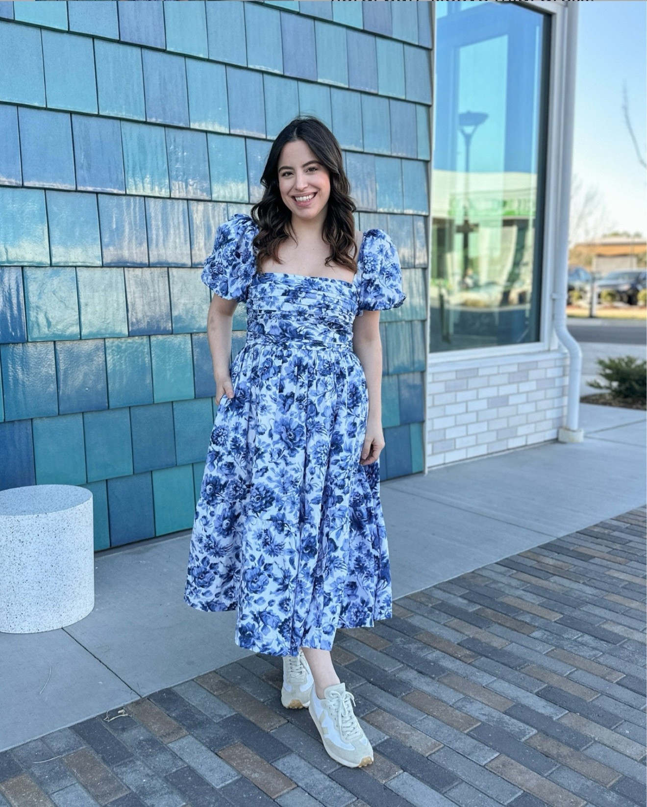My absolute obsession for the warm weather season! This blue floral puff-sleeve midi dress is seriously perfect—it comes in multiple sizes and other gorgeous prints and is totally nursing and bump-friendly! 

midi dress, spring style, nursing friendly, bump friendly, puff sleeve dress, abercrombie, veja

#LTKSeasonal #LTKU #LTKootd