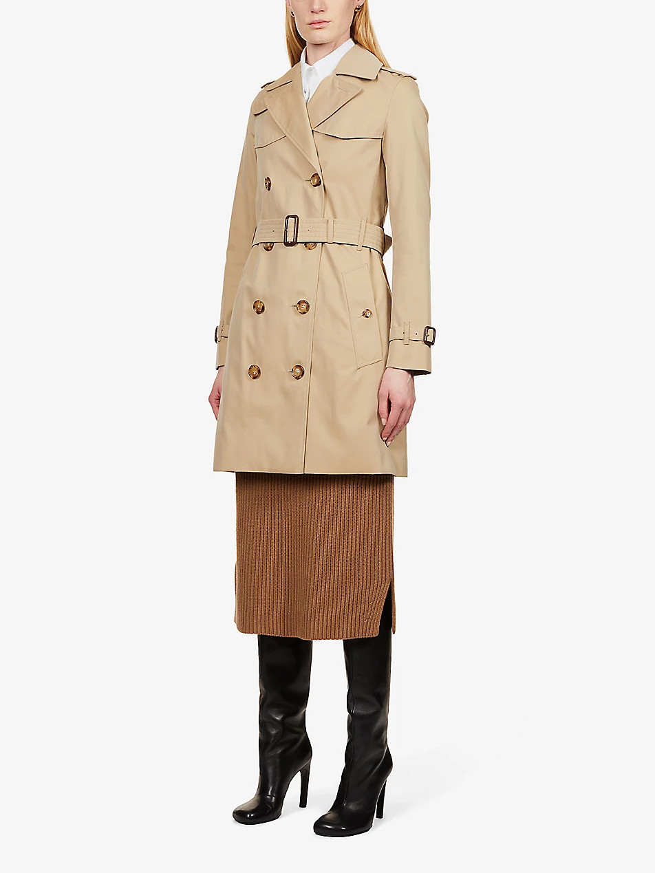 Islington short cotton-twill trench coat | Selfridges