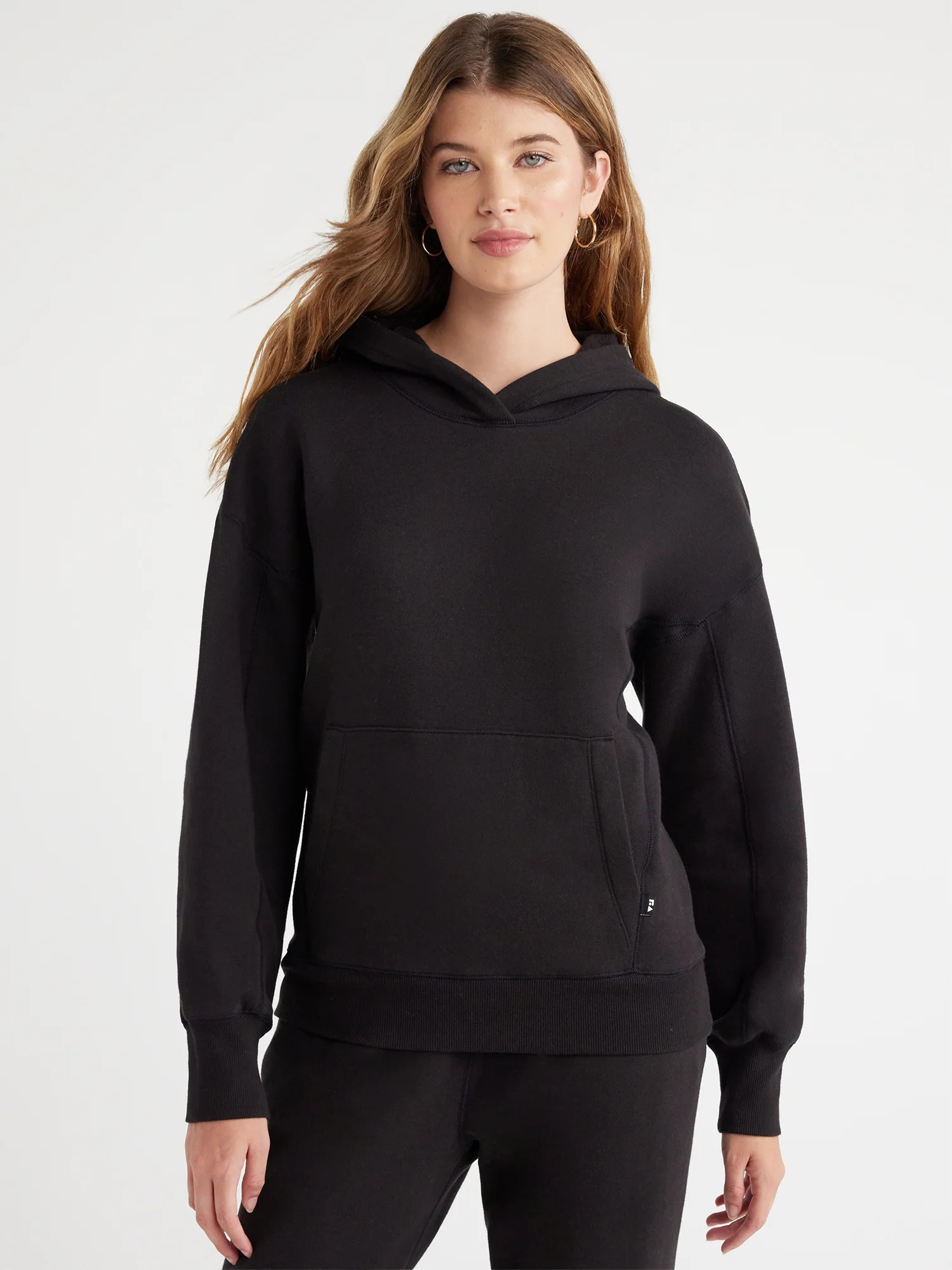Free Assembly Women's Easy Sweatshirt Hoodie with Long Sleeves, Sizes XS-XXXL | Walmart (US)