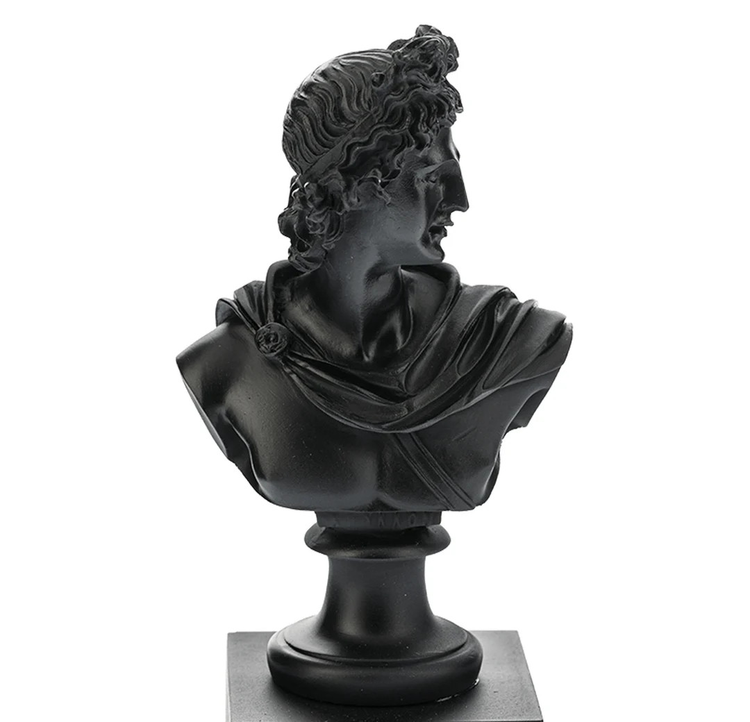 Apollo Bust Statue Marble Sculpture Greek Ancient God Height 21 Cm Height - Etsy | Etsy (US)
