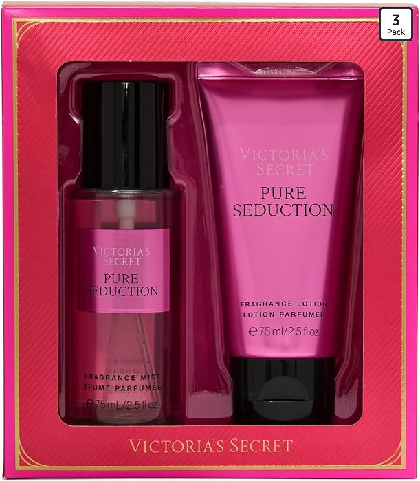Victoria's Secret Pure Seduction Mini Fragrance Duo Gift Set, Notes of Juiced Plum and Crushed Fr... | Amazon (US)
