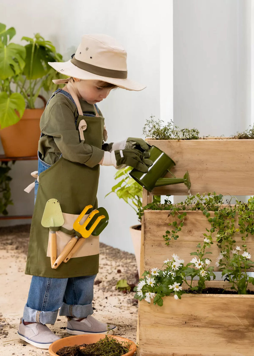 Gardener Costume & Gardening Tools Playset | Coco Village
