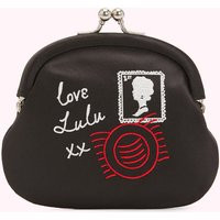 Lulu Guinness | Black I Love Lulu Framed Purse | Lulu Guinness (UK)