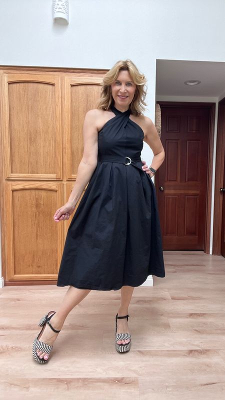 Walmart dress paired with Target platform sandals 

#LTKover40 #LTKfindsunder50 #LTKSeasonal
