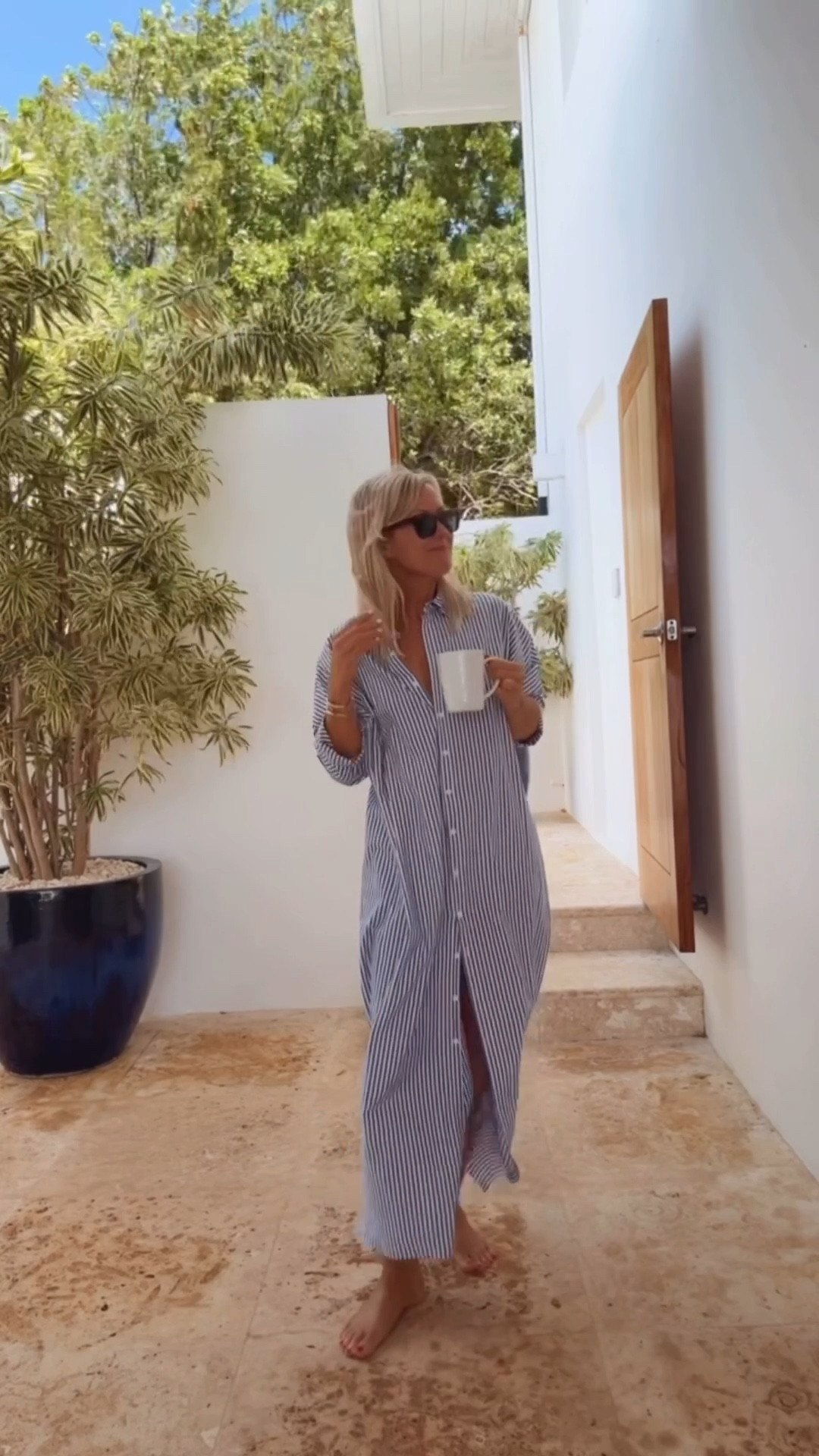 Every vacation deserves a mumu! This one has been my favorite for a long time perfect for coffee in the mornings.

Size: small 

#LTKgrwm #LTKootd #LTKOver40