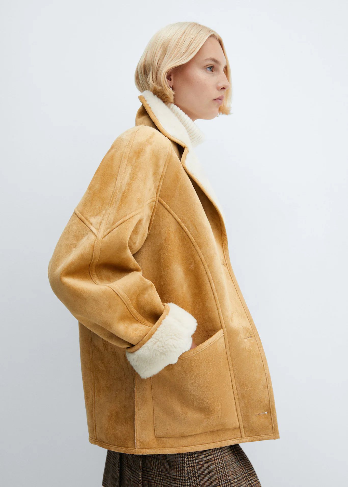 Double-sided coat with buttons -  Women | Mango USA | MANGO (US)