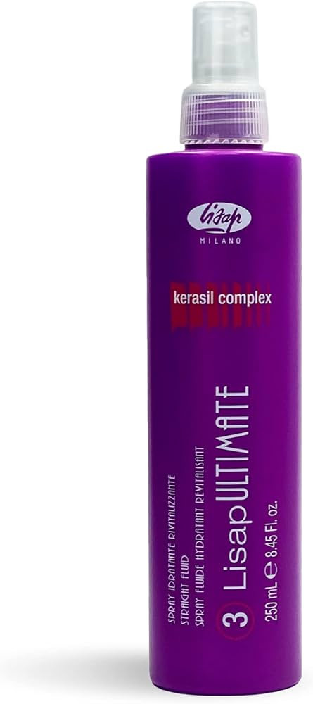 Lisap Ultimate Straight Fluid, Straightening Spray for Frizzy Hair, Smoothening & Heat Protectant... | Amazon (US)