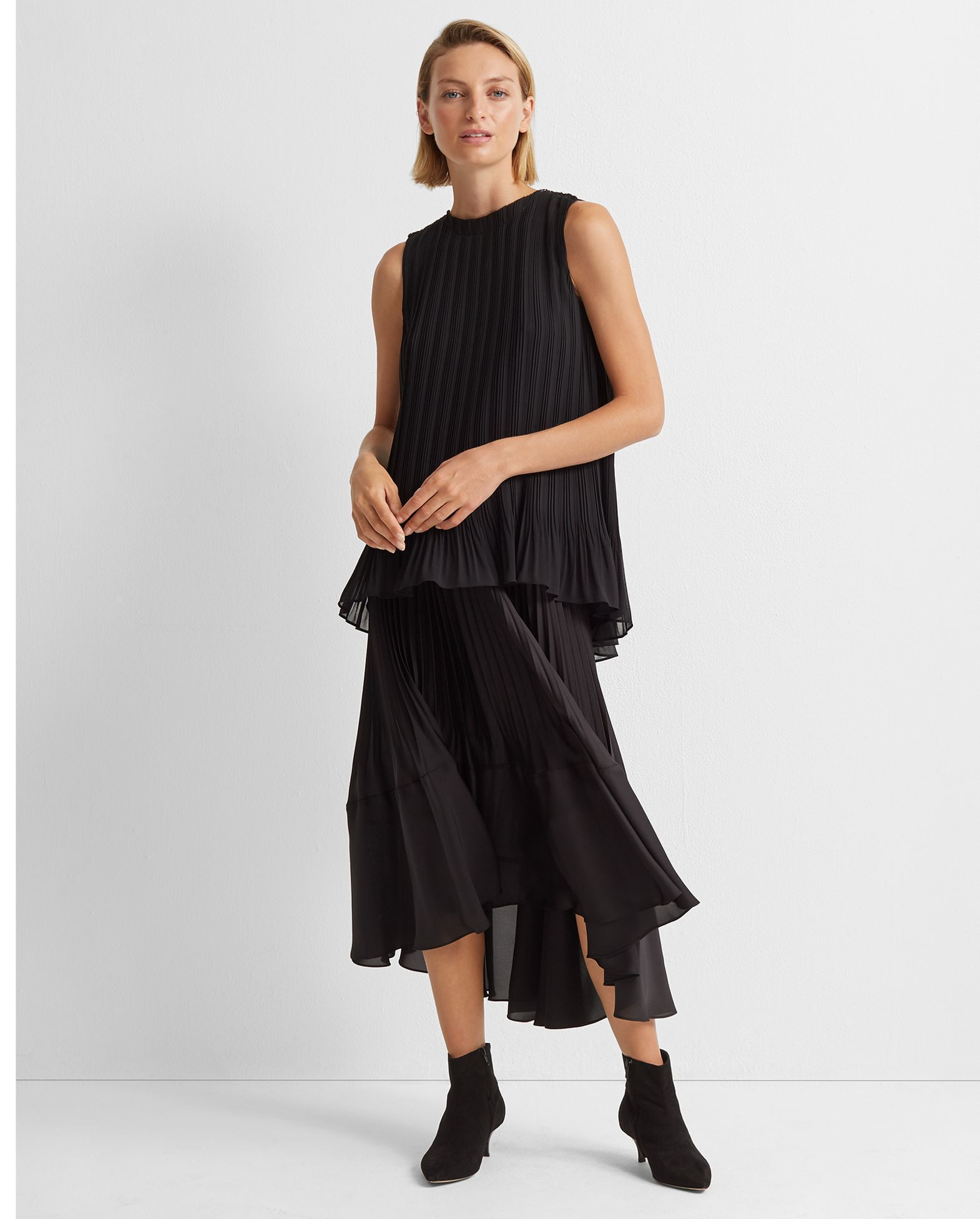 Pleated Flounce Skirt | Club Monaco (Global)