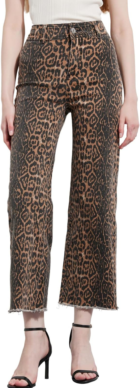 Wide Leg Jeans High Waisted Denim Pants Trousers | Amazon (US)