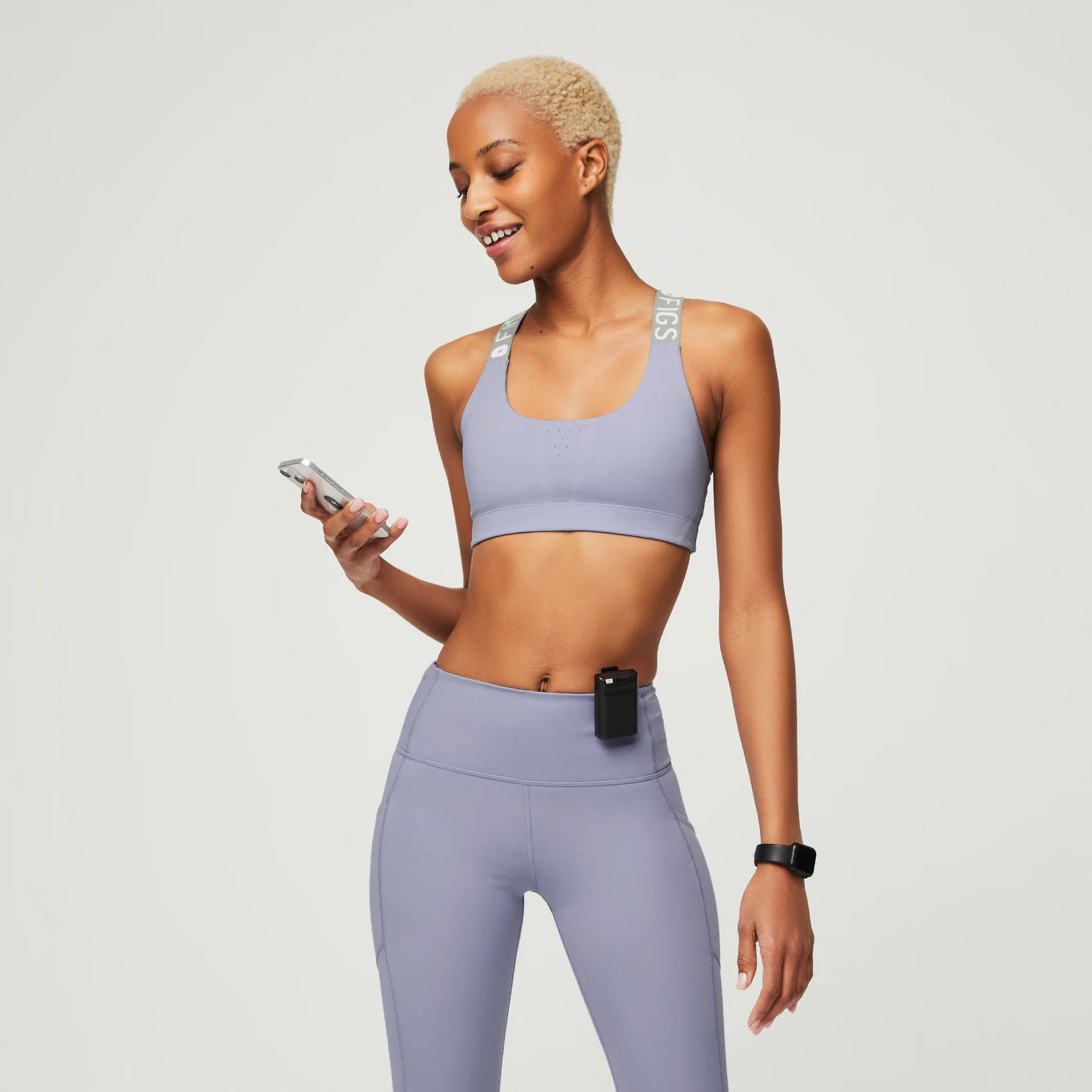 Women’s Performance Underscrub Sport Bra - Vapor Blue · FIGS | FIGS