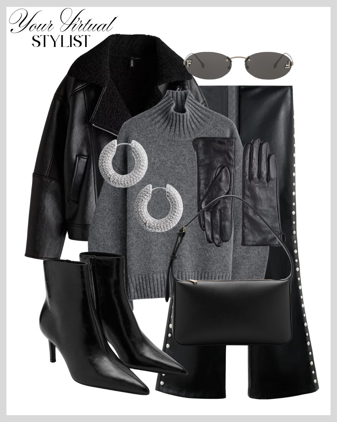 Beautiful and comfortable look with an aviator jacket 🖤✨

#LTKwinter #LTKbag #LTKuk