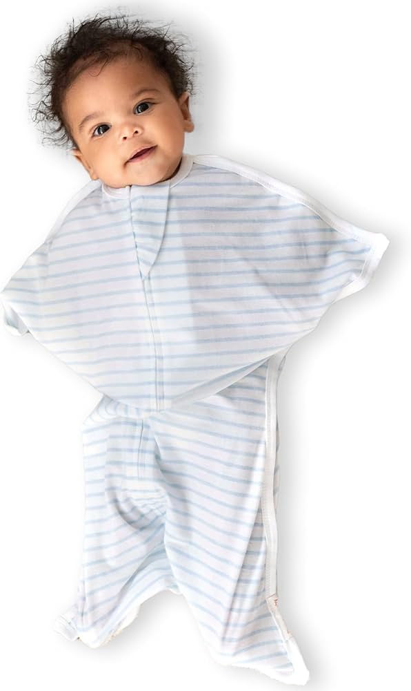 SleepingBaby Zipadee-Zip Transition Swaddle - Cozy Baby Swaddle Blanket with Zipper Convenience -... | Amazon (US)