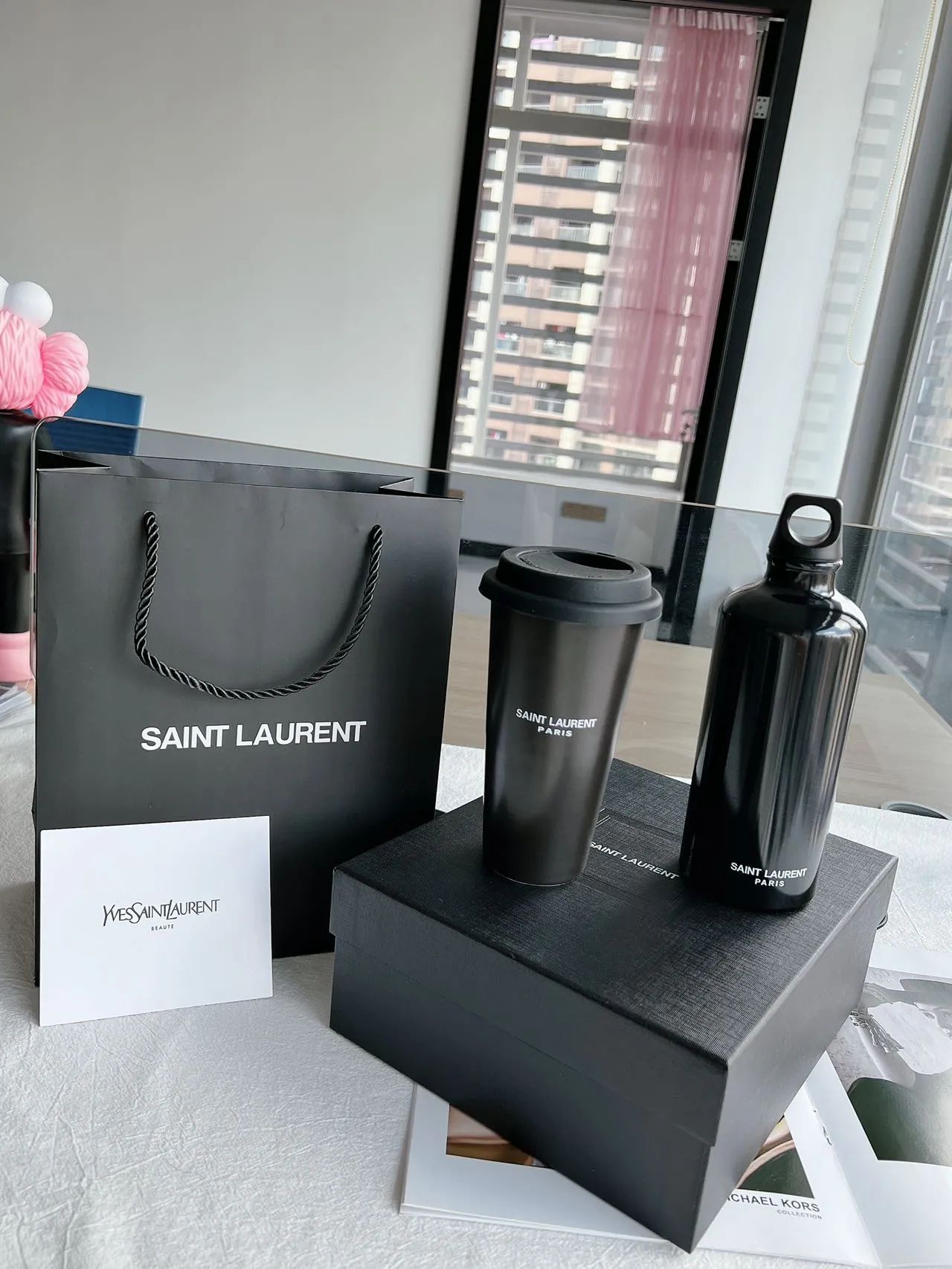 Party Suppliers Dupe YSL Bottle Coffee & Cups Fashion Design with gift box luxury bag MJ223708 | DHGate