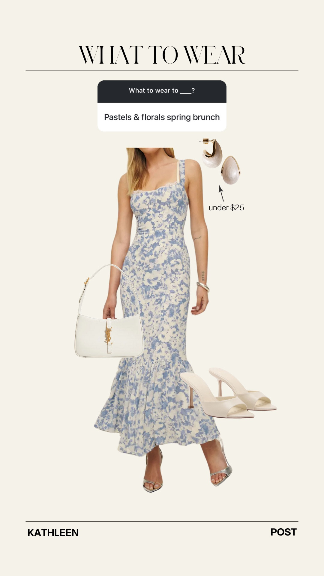 What to wear: pastels & florals spring brunch!


Chic style, trendy fashion, event dress, brunch dress, maxi dress

#LTKSeasonal #LTKStyleTip
