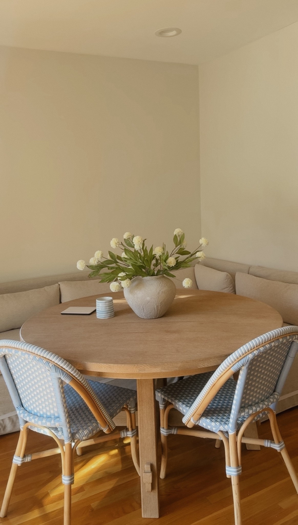 Dining room nook progress 